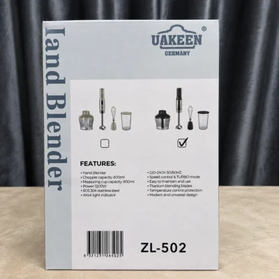 UAKEEN 4 in 1 Hand Blender Set Zl-502 — product view 4 UAKEEN 4 in 1 Hand Blender Set Zl-502 product view 4