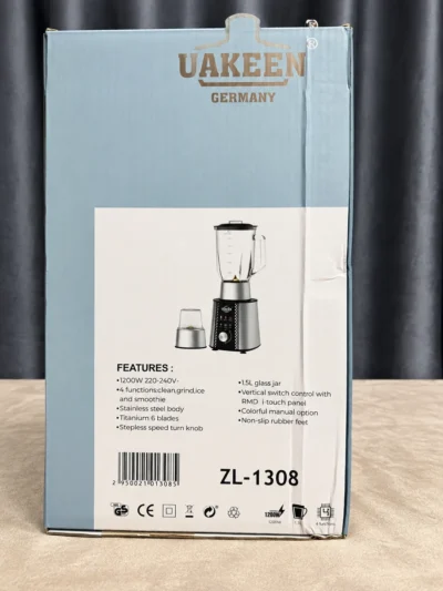 Uakeen Titanium Digital Blender & Grinder ZL-1308 — product view 14 Uakeen Titanium Digital Blender & Grinder ZL-1308 product view 14