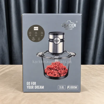 Uakeen UK-3010 3L 1000W Digital Glass Chopper retail box front