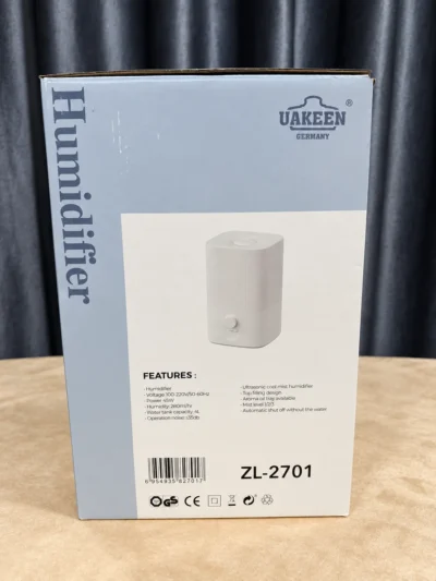 Uakeen Ultrasonic Humidifier ZL-2701 — product view 7 Uakeen Ultrasonic Humidifier ZL-2701 product view 7