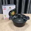 Uakeen VK-303 7L 28cm Granite Casserole alternate casserole and box view
