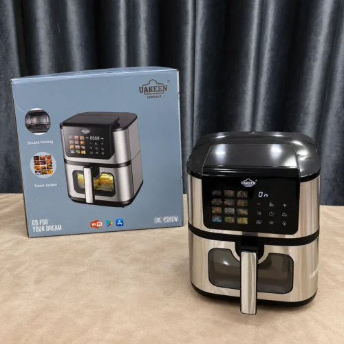 Uakeen Wifi Double Heating Touch Screen Air Fryer 10L ZL-1712 product view