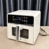 Uakeen ZL-1713 12L 3000W Digital Air Fryer — full front view Uakeen ZL-1713 12L 3000W Digital Air Fryer full front view