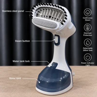 Uakeen ZL-208 Features Uakeen ZL-208 garment steamer features and controls