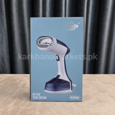 Uakeen ZL-208 Retail Box Front Uakeen ZL-208 2000W handheld garment steamer retail box
