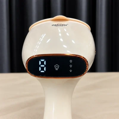 Uakeen ZL-224 2000W Digital Handheld Garment Steamer — digital display close-up Uakeen ZL-224 2000W Digital Handheld Garment Steamer digital display close-up