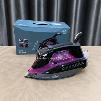 Retail Box and Unit Uakeen ZL-809 digital steam iron with retail box