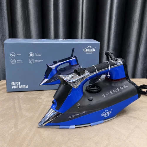 Uakeen ZL-813A Nano-Ceramic Steam Iron full unit with retail box