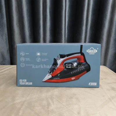 Uakeen ZL-813D 3000W Electric Steam Iron retail box front